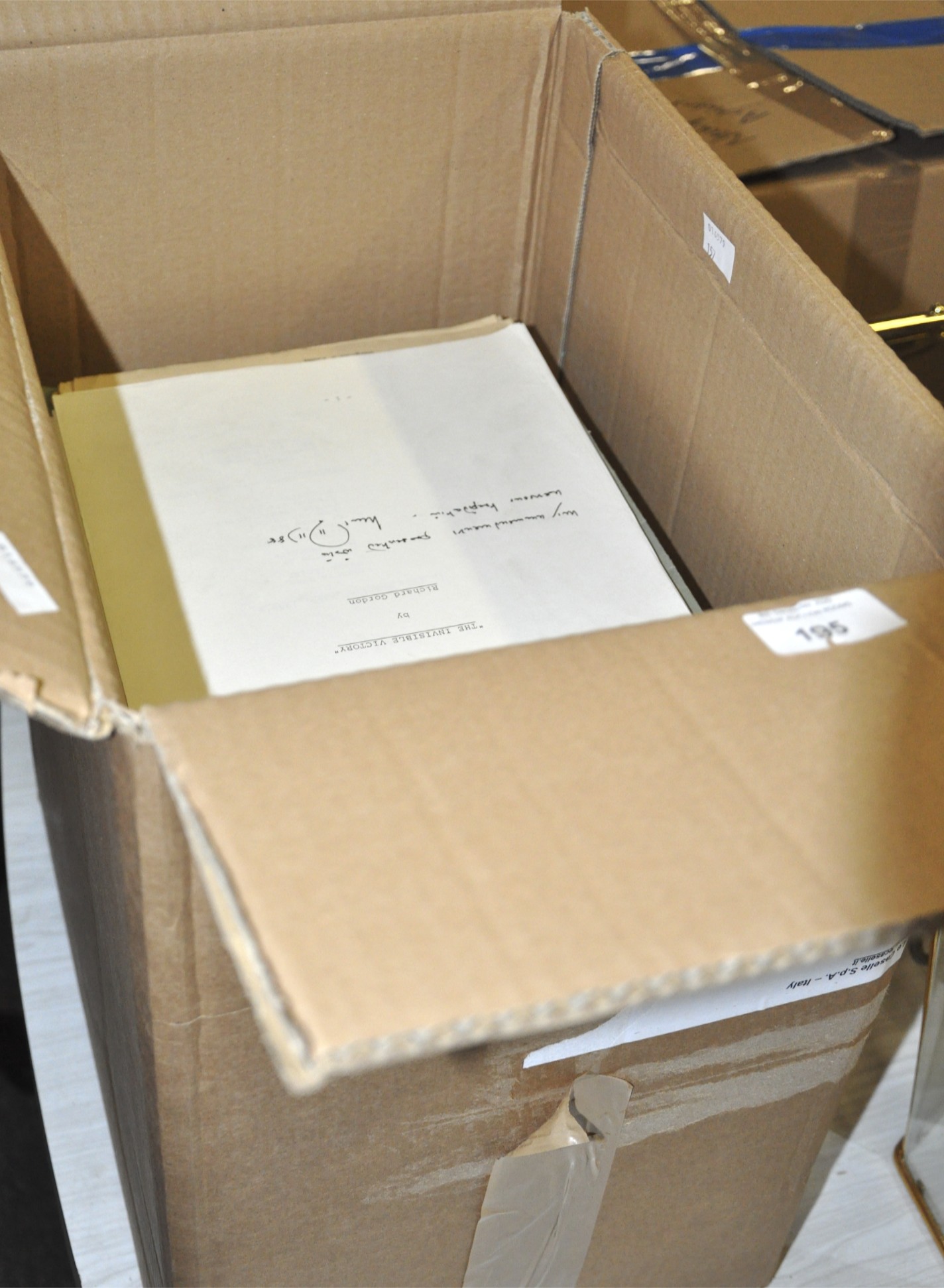 A box of scripts by Richard Gordon, - Image 2 of 2