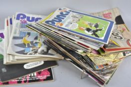 A box of Punch magazines from the 1960's,