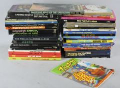 A group of children's period hardback comic annuals and other books