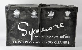 A vintage Dry cleaners box. Measures 35cm x 61cm x 13cm.