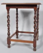 A late Victorian mahogany occasional table,