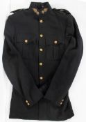 A First World War nurses uniform, comprising aprons and other linen,