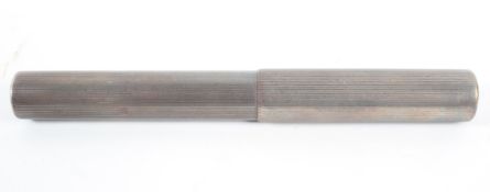 A Mabie Todd & Co silver desk fountain pen for Gucci, stamped 925 and Gucci to the body,