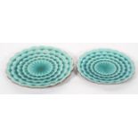 Two Thai celadon glazed porcelain dishes, in sizes, early 20th century,