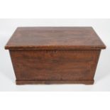 A scumble glazed pine blanket box,