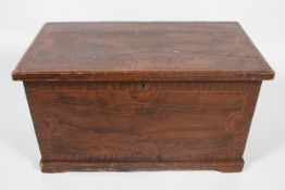 A scumble glazed pine blanket box,