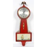 A Sessions Clock Co (Forestville, Conn) 'Halifax' eight day striking wall clock, 20th century,