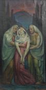 Giorgio Matteo Aicardi (1891-1984), Calvary : The Grieving Madonna, oil on canvas, signed,