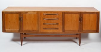 A G-plan 1970's teak 'Fresco' sideboard, retailed by E Gomme Ltd,