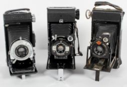 A Kershaw 8-20 Penguin medium format folding camera,