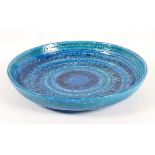 Aldo Londi - Flavia / Bitossi - Rimini Blu - A late 20th century retro vintage pottery XL dish,