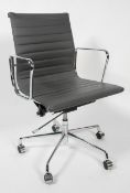 After Charles and Ray Eames - An EA117 style contemporary executive desk office chair,