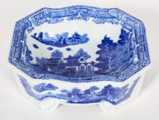 A Staffordshire pearlware dog bowl, mid 19th century,