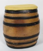 A B Williams, Ferry St Pottery (Lambeth), stoneware barrel, late 19th century,