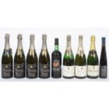 Champagne : Lanson Black Label, four bottles; Ayala & Co, Chateau D'Ay, Extra Dry,
