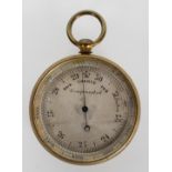 A late 19th century pocket barometer