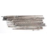 An S Mordan & Co silver dipped propelling pencil, with spiral body,