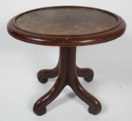 A Victorian mahogany oval occasional table, late 19th century,