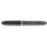 A 'Jumbo' fountain pen, with K14 gold, ideal painted special iridium nib,