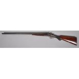 A Page-Wood double barrel 12 bore shotgun side by side with double hammer (NVN), 114.