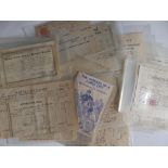 Of New Zealand interest; a collection of commercial receipts circa 1900-1910 relating mainly to