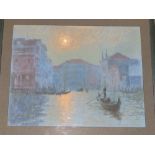 Mary Beresford-Williams - pastel - 'Venice, Sunset', 15" x 19".