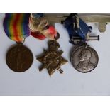 WWI Royal Navy 1914-15 Star and Long Service Medal awarded to '196563 T.L. LOXTON PO HMS VIVID'