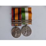 Queen's South Africa Medal with Wittebergen, Transvaal & Cape Colony clasps together with a King's