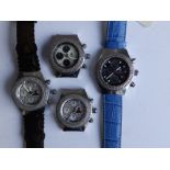 Four Aquamaster watches.