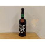 A bottle of Fonseca Bin 27 Port.