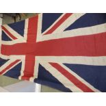 A stitched Union Jack, 138".