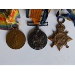 WWI Royal Navy Reserve War & Victory Medals together with 1914-15 Star awarded to '3463G W. NINNIS