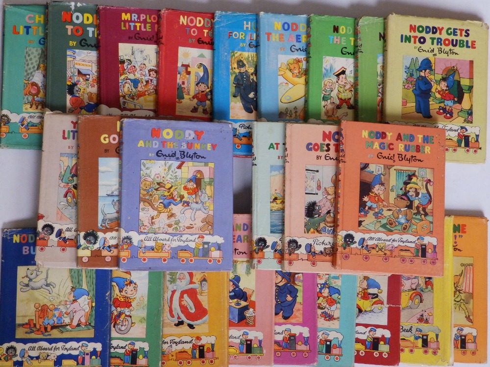 Enid Blyton - 24 Noddy volumes - illustrated by Beck, published by Sampson Low, Maarston & Co. Ltd -