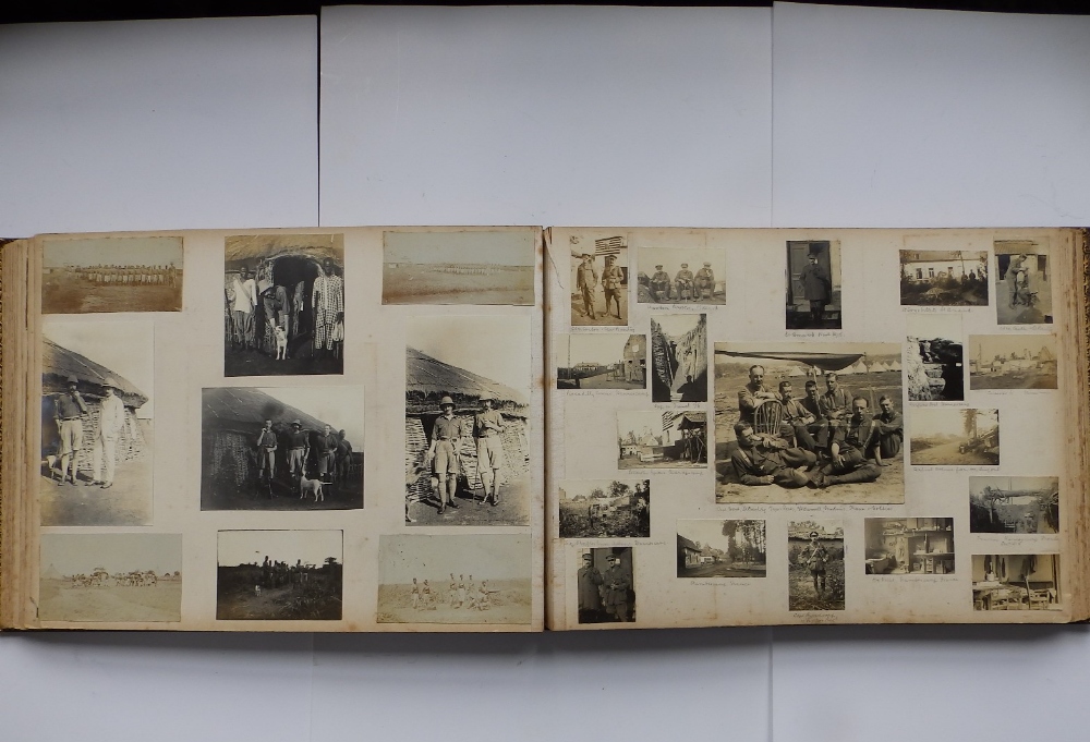 An Edwardian photo album compiled by an officer in the British Army based in Sierra Leone circa - Image 16 of 18