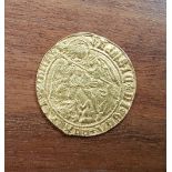 A hammered gold angel of Henry VII