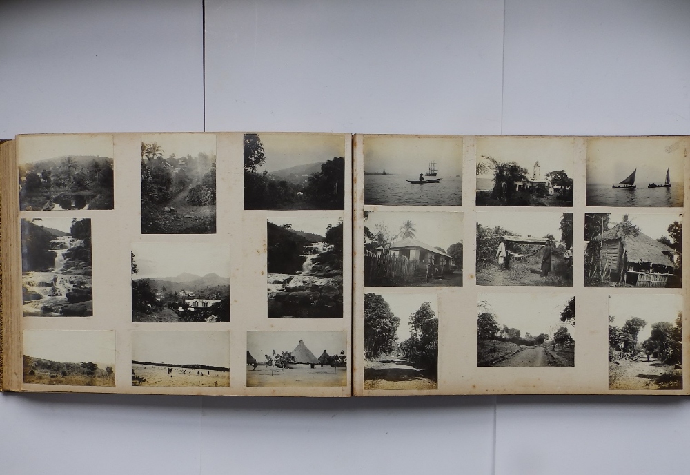 An Edwardian photo album compiled by an officer in the British Army based in Sierra Leone circa - Image 18 of 18