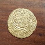 A hammered gold noble of Edward III