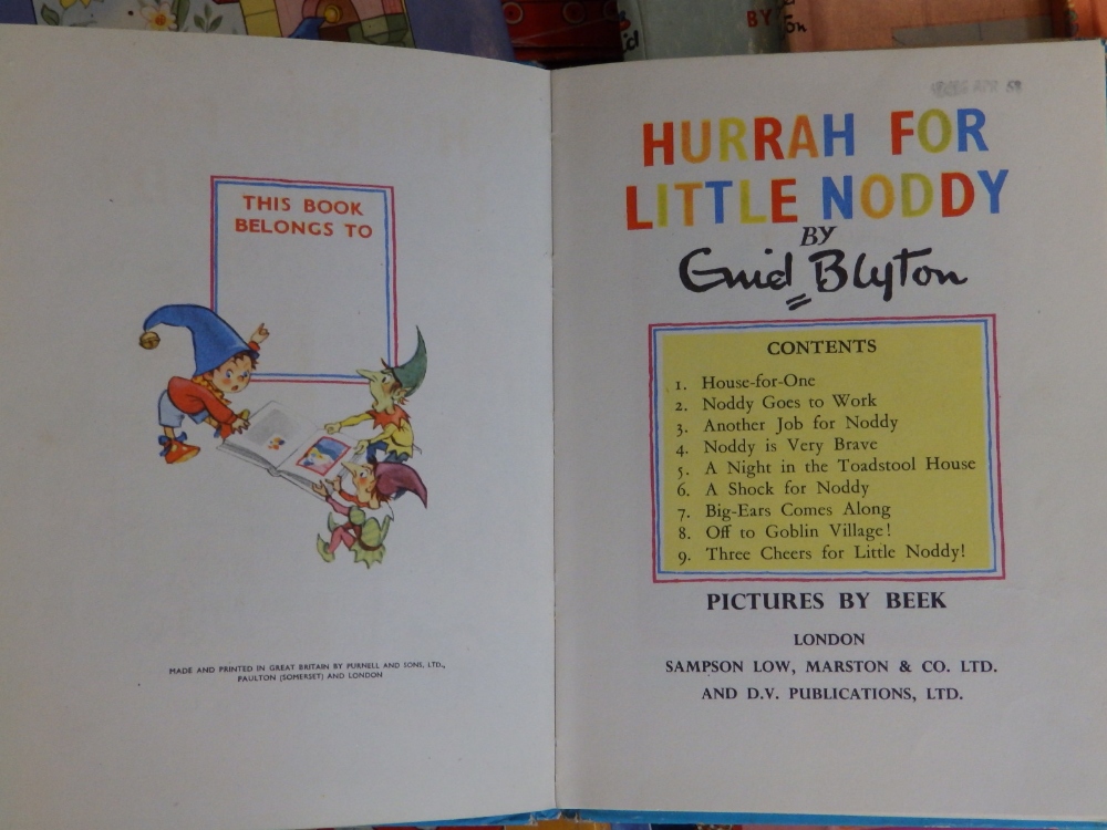 Enid Blyton - 24 Noddy volumes - illustrated by Beck, published by Sampson Low, Maarston & Co. Ltd - - Image 2 of 3