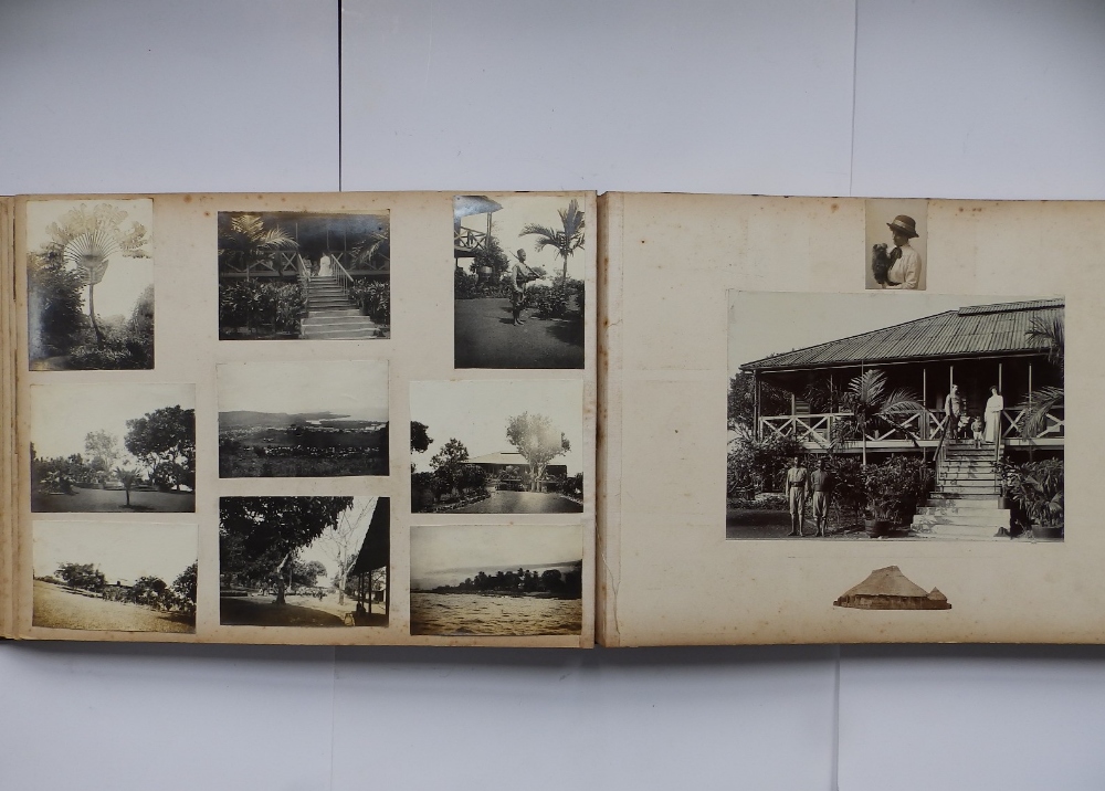 An Edwardian photo album compiled by an officer in the British Army based in Sierra Leone circa - Image 15 of 18