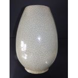 An old crackle glaze vase, 10.5" high.