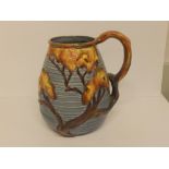 A Carlton Ware single-handled vase - 1146, 8" high.