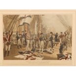 Nelson's Last Signal at Trafalgar' - colour print by Landeker & Brown after Davidson, Parker Gallery