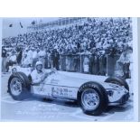 An archive collection of approximately 510 black & white Grand Prix motor racing photographs,