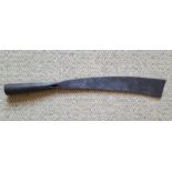 An antique polearm, single edged, 21.5".