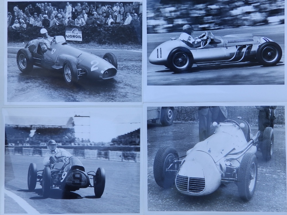 An archive collection of approximately 510 black & white Grand Prix motor racing photographs, - Image 19 of 23