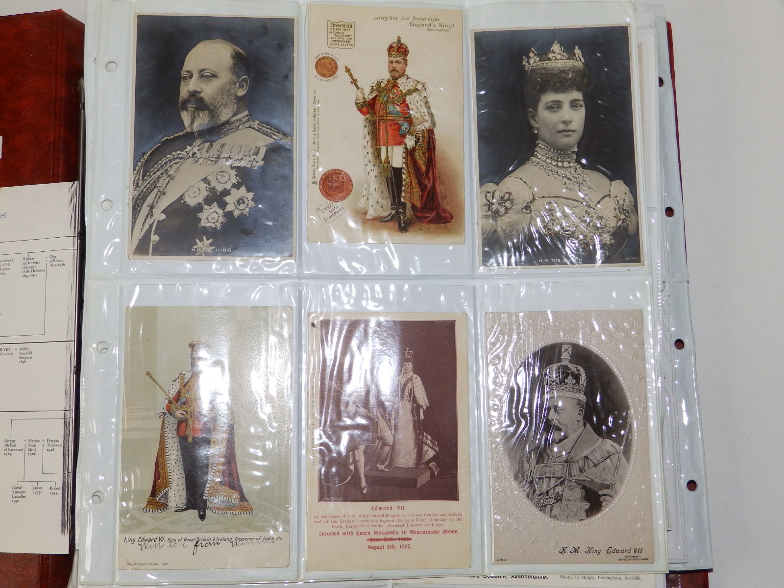 A quantity of approximately 260 postcards depicting The Royal House of Windsor.