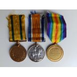 WWI War & Victory Medals awarded to 40167 Pte I. Jackman W. York. R., together with his