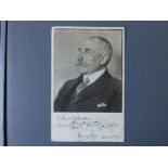 Edward Elgar (1857-1934) - a signed Elgar postcard, from an issue of portrait cards published by the