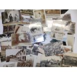 A quantity of approximately 400 postcards, including local Devon views and sentimental subjects.