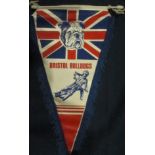 SPEEDWAY - BRISTOL BULLDOGS PENNANT